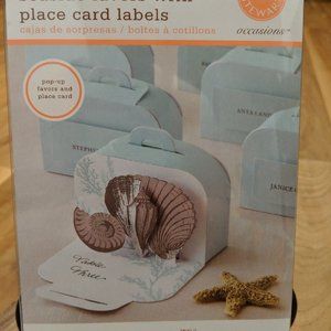 Seaside Favors with Place Card Labels